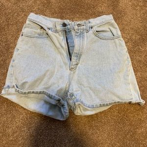 High Waisted Vintage Denim Lee Shorts
